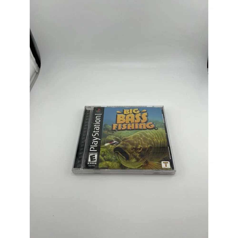Big Bass Fishing (Sony PlayStation 1, 2002) PS1 CIB Complete with Manual